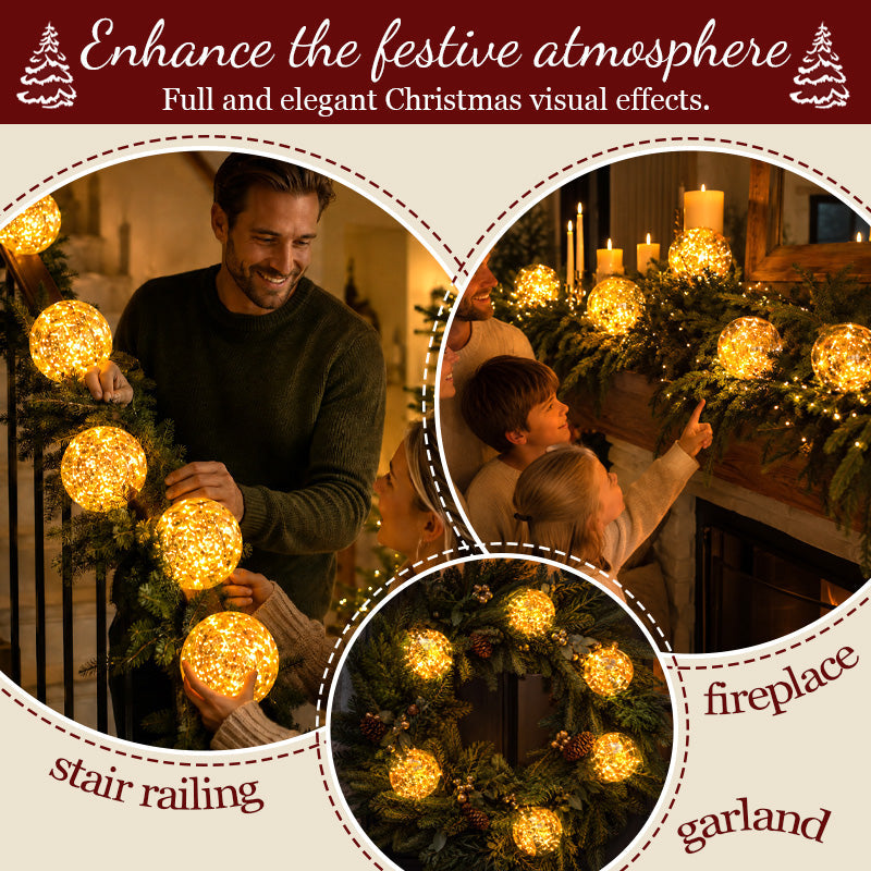 ✨ Magical Glowing Christmas Bauble — Light-Up Christmas Tree Ornament