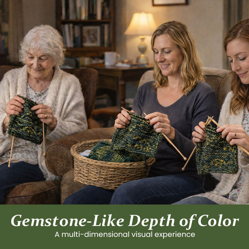 "Firefly"Iridescent Shimmer Yarn: A Touch of Magic in Every Stitch