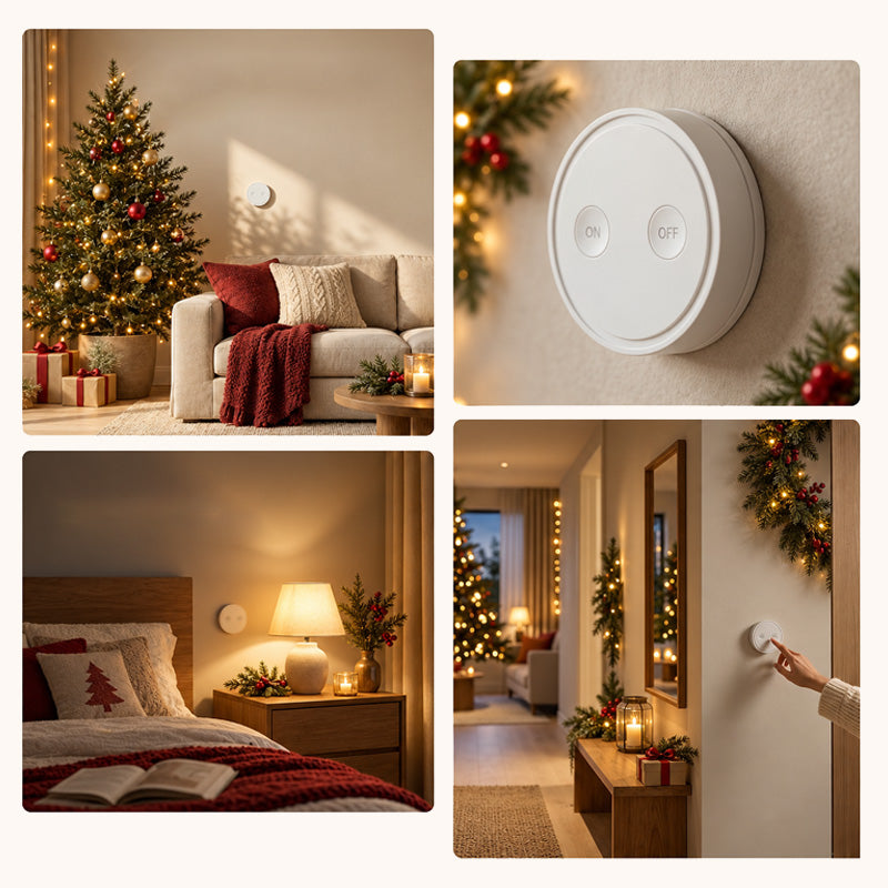 🎄 Wireless Christmas Tree Light Remote Control Switch – Easy ON/OFF Controller