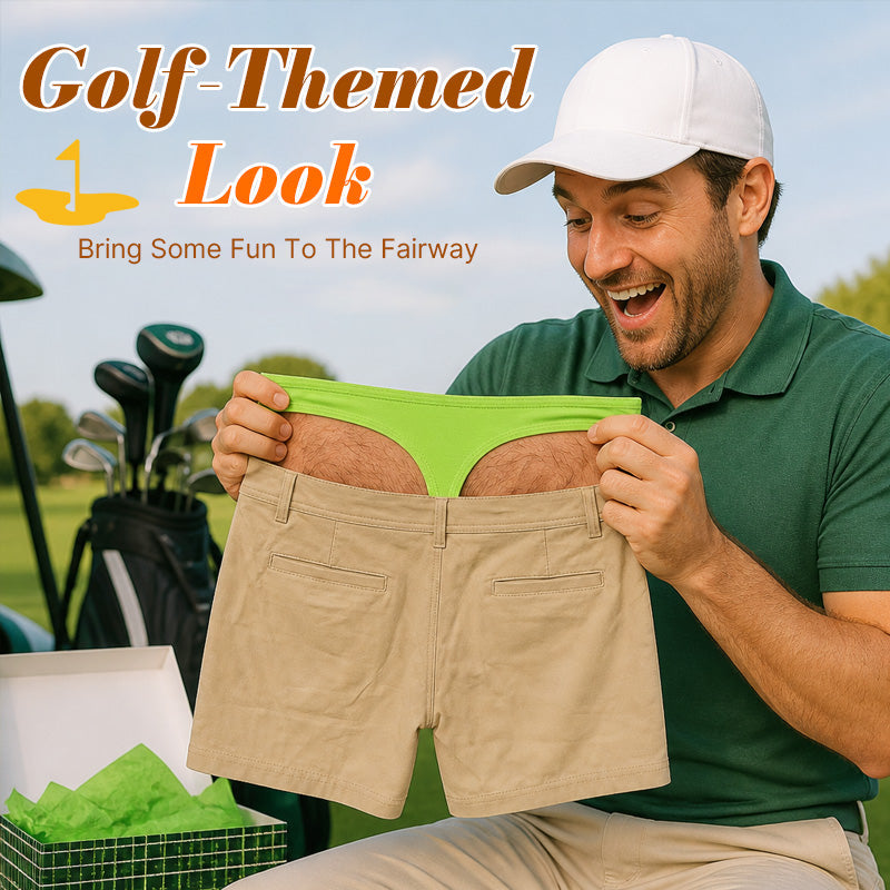Funny Golf Briefs for Men - Cheeky Gift Shorts
