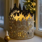 Load image into Gallery viewer, 🎄 WinterGlow Village – A Magical Christmas Centerpiece

