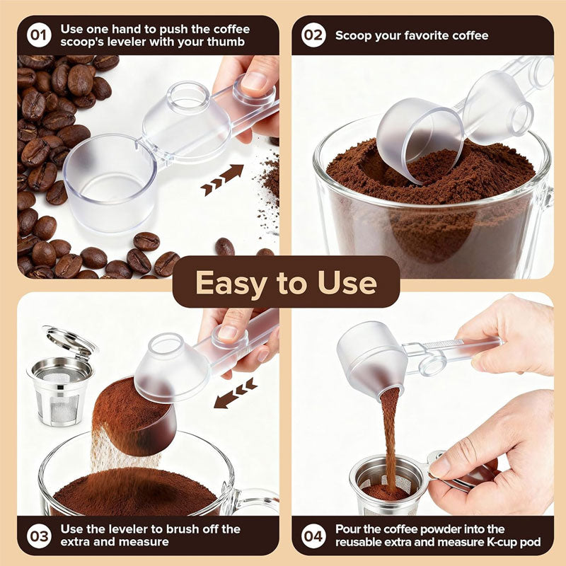 ☕ The Morning Streamliner: 2-in-1 Coffee Measuring Spoon