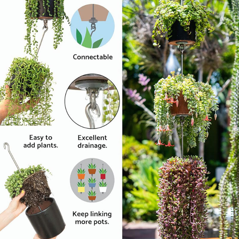 🌿 The Vertical Oasis: Transformable Hanging Pot Kit
