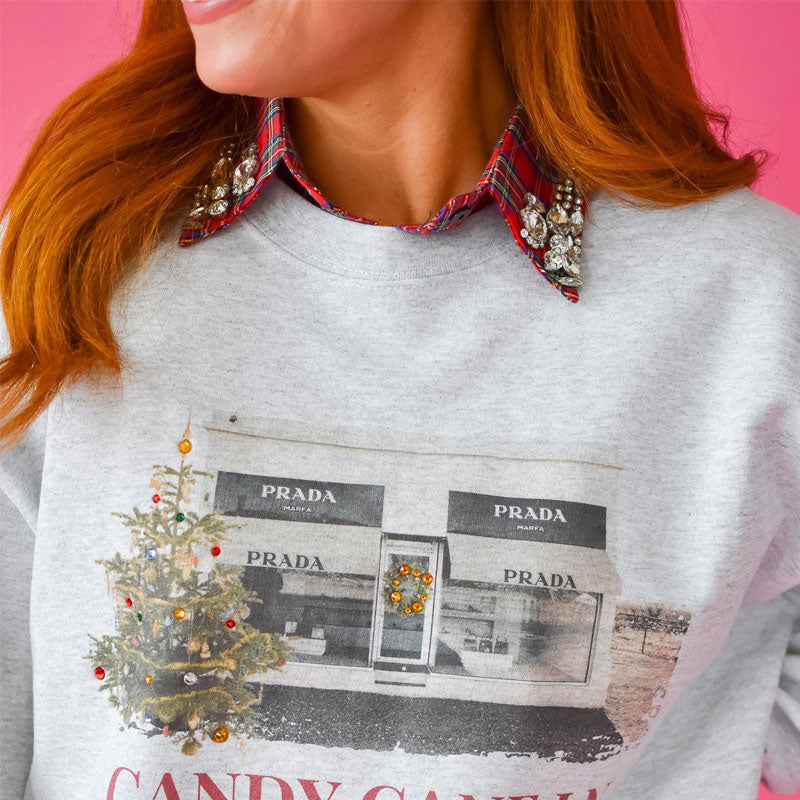 🎄 ✨Red Christmas Plaid Rhinestone Detachable Collar