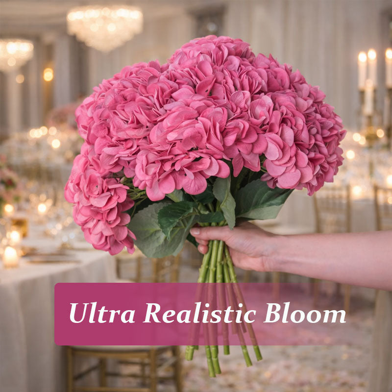 Artificial Hydrangea Flowers