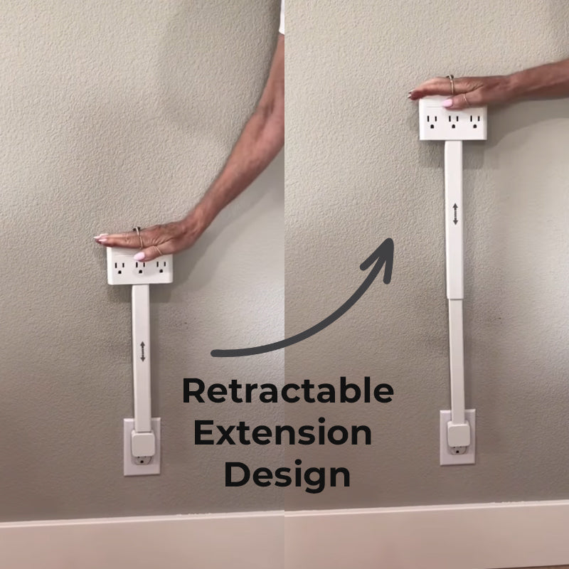 360° Rotating Telescopic Power Extension Socket