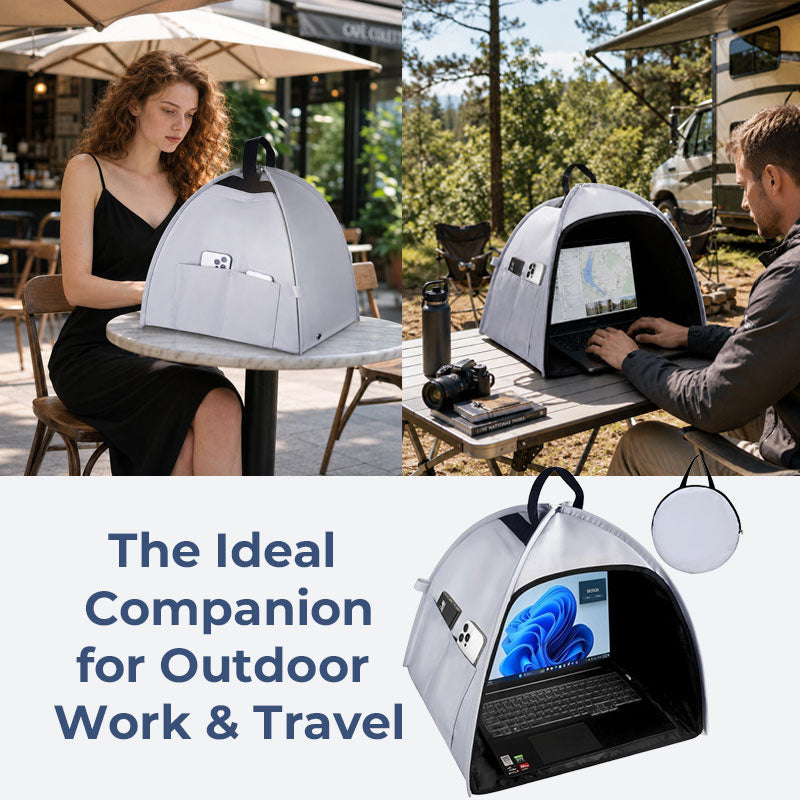 💻☀️ Laptop Sun Shade & Privacy Shield