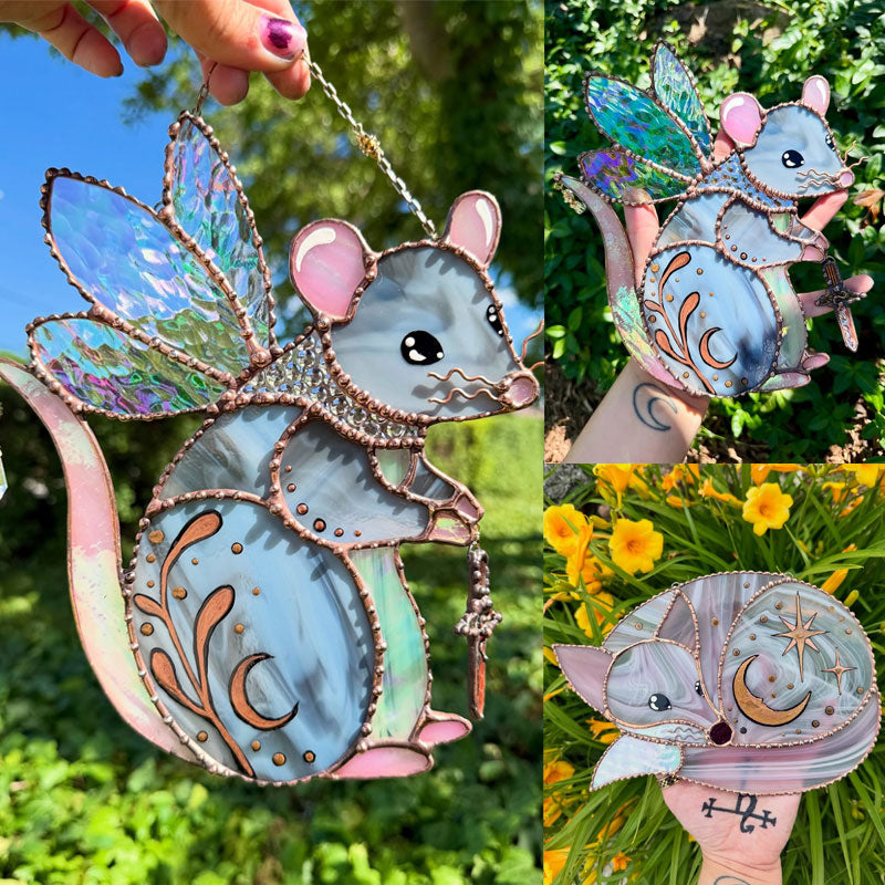 Enchanted Fairy Mouse & Friend Suncatcher
