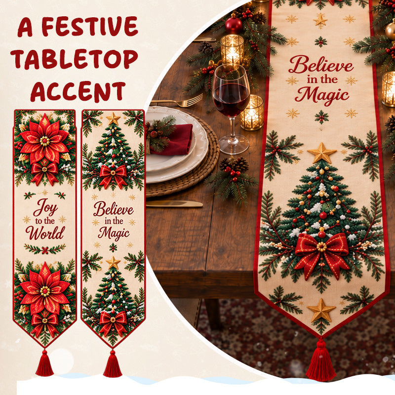 ✨ DIY Christmas Diamond Painting Table Runner Kit