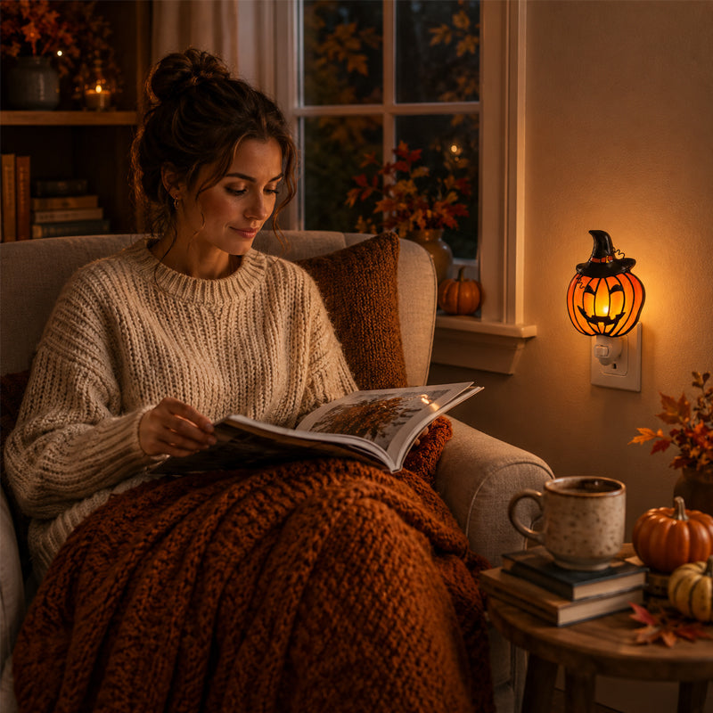 Halloween Pumpkin Night Light