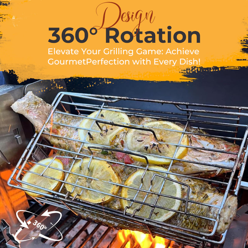 Stainless Steel Rotating Grill