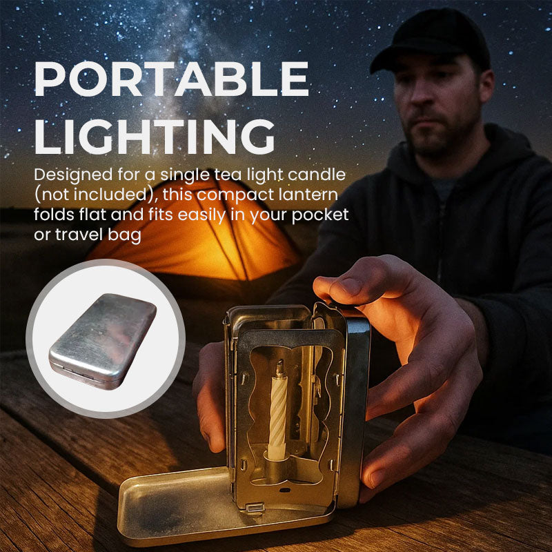The Wanderlight Folding Candle Lantern – Carry the Light of Adventure