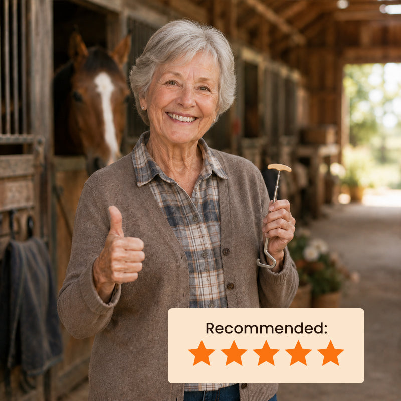 👞 Horse-Shaped Shoe Horn Hook for Easy Wear
