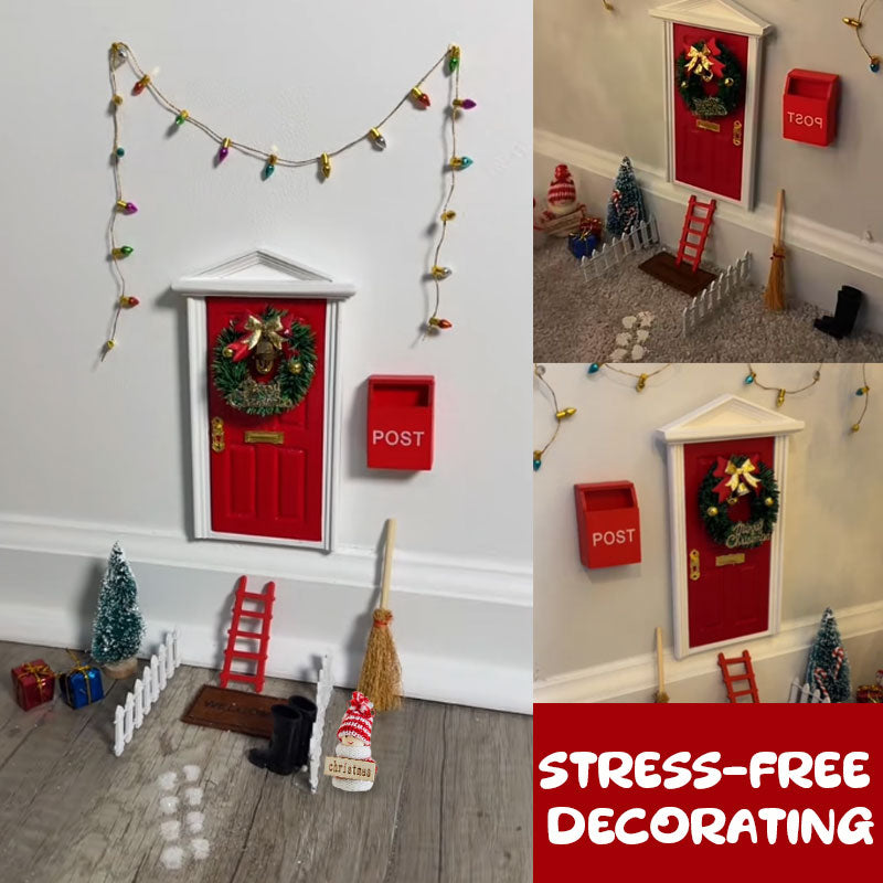 🎅 The Magic Elf Door Christmas Scene Kit