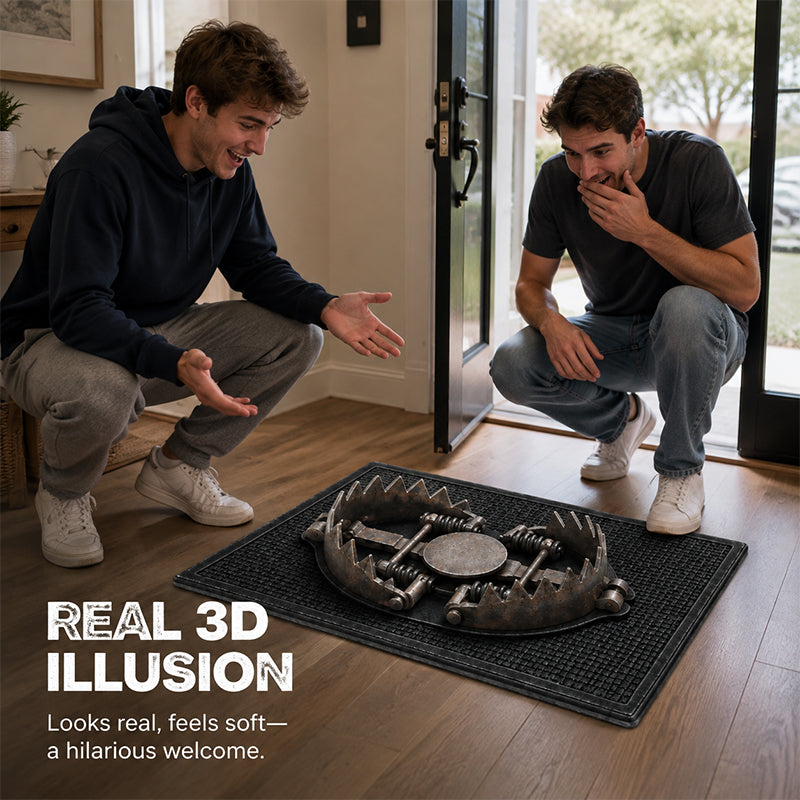 Trick Trap 3D Illusion Door Mat