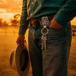 Load image into Gallery viewer, Vintage Letter Keychain
