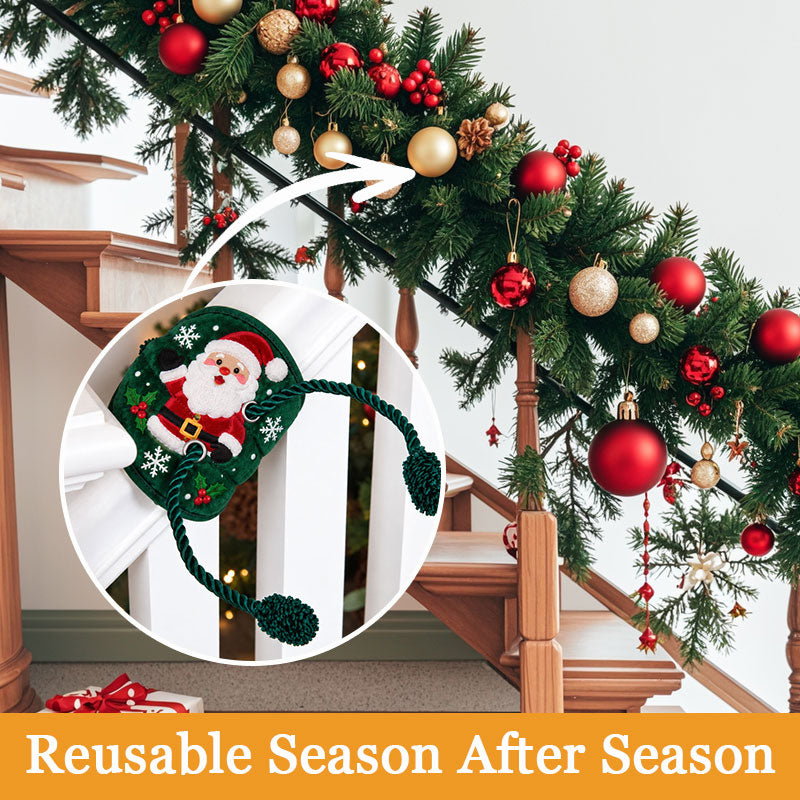 Christmas Wreath Ties - 5 Festive Styles for Railings