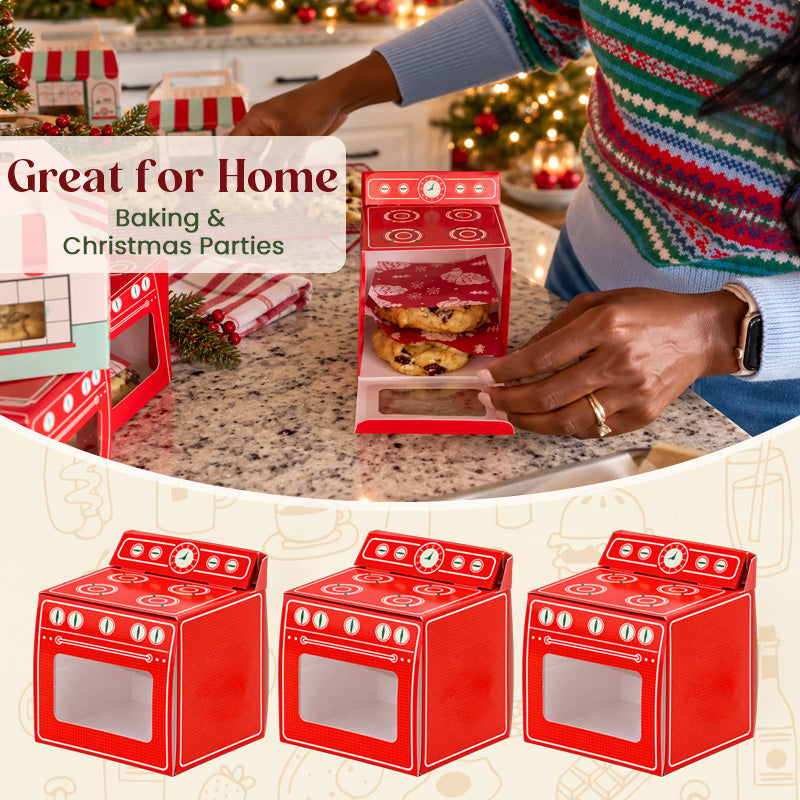 Christmas Oven-Shaped Dessert Box