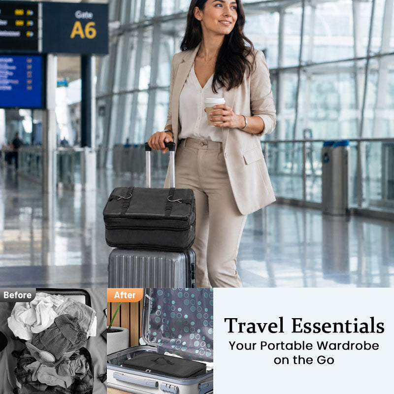 Foldable Travel Bag & Portable Travel Organizer