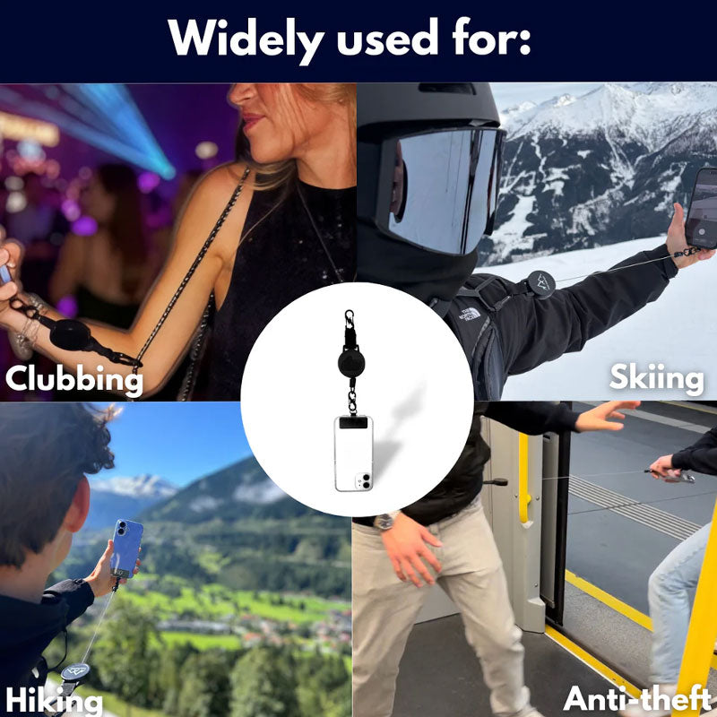 🏔️ The Adventure Anchor: Heavy-Duty Retractable Phone Tether