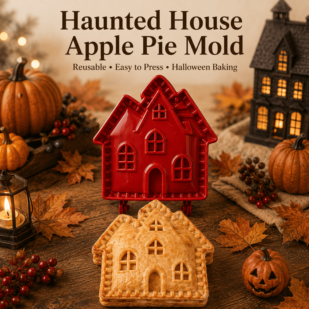 🎃 8-Piece Halloween Mini Hand Pie Mold Set