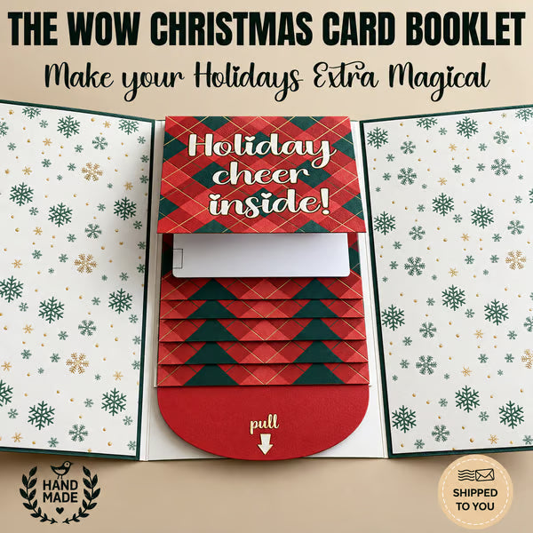 ⏰LAST DAY 49% OFF - 2026 New🎅🎁 Waterfall Christmas Gift Card Booklet 💳✨