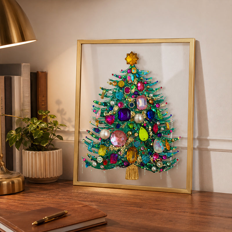 DIY Crystal Beaded Christmas Tree Handmade Kit | Create Exclusive Shining Holiday Decoration Ornaments
