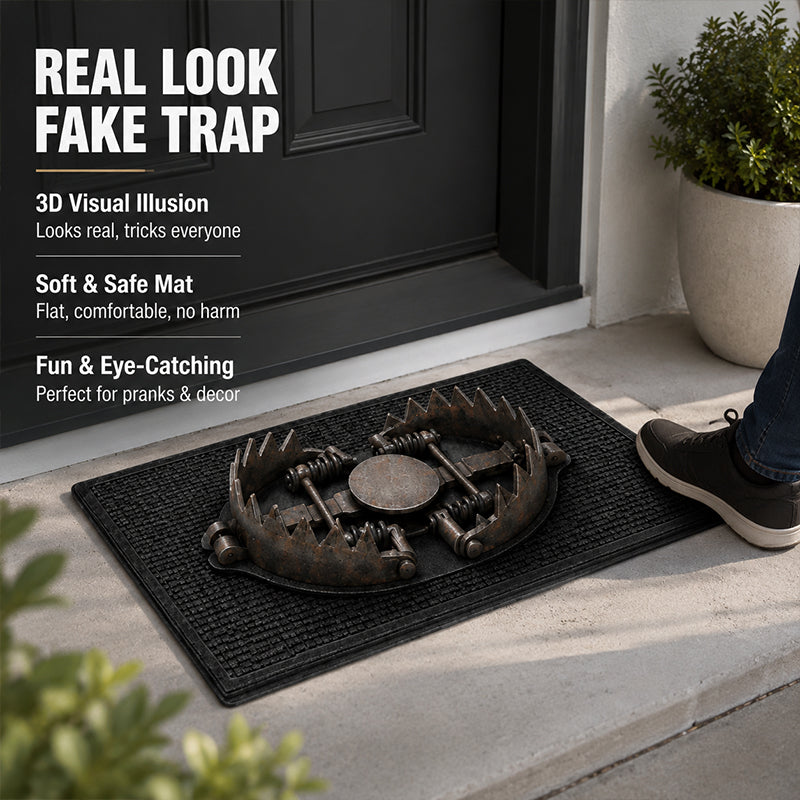 Trick Trap 3D Illusion Door Mat
