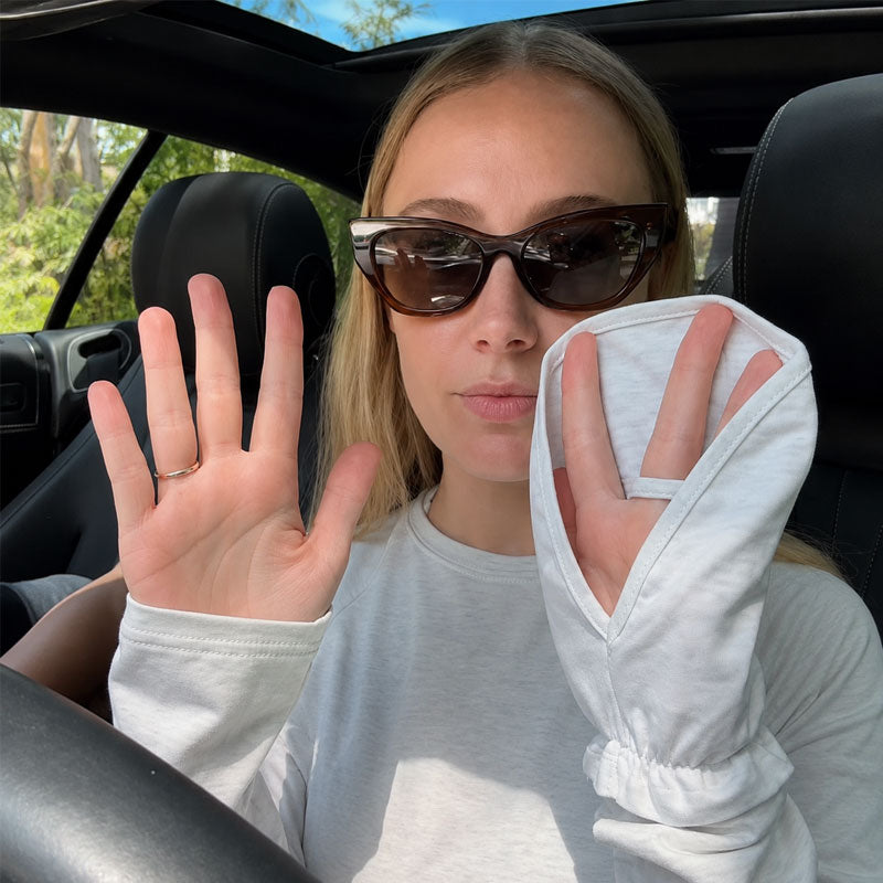 Ice Silk Thin Sun Protection Driving Gloves
