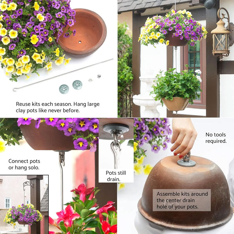 🌿 The Vertical Oasis: Transformable Hanging Pot Kit