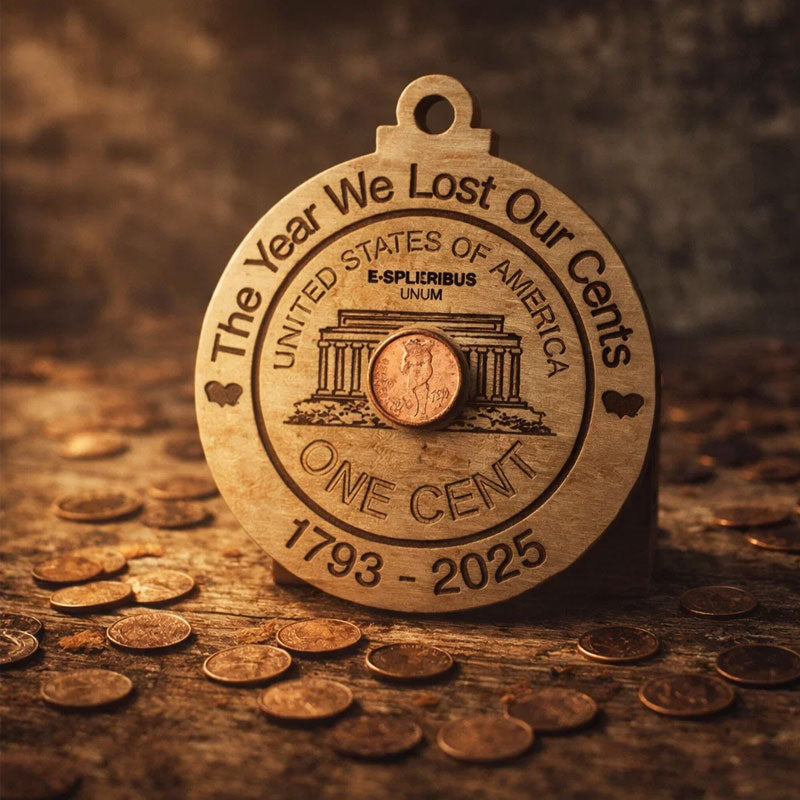 The Year We Lost Our Cents – 1793–2025 Commemorative Ornament
