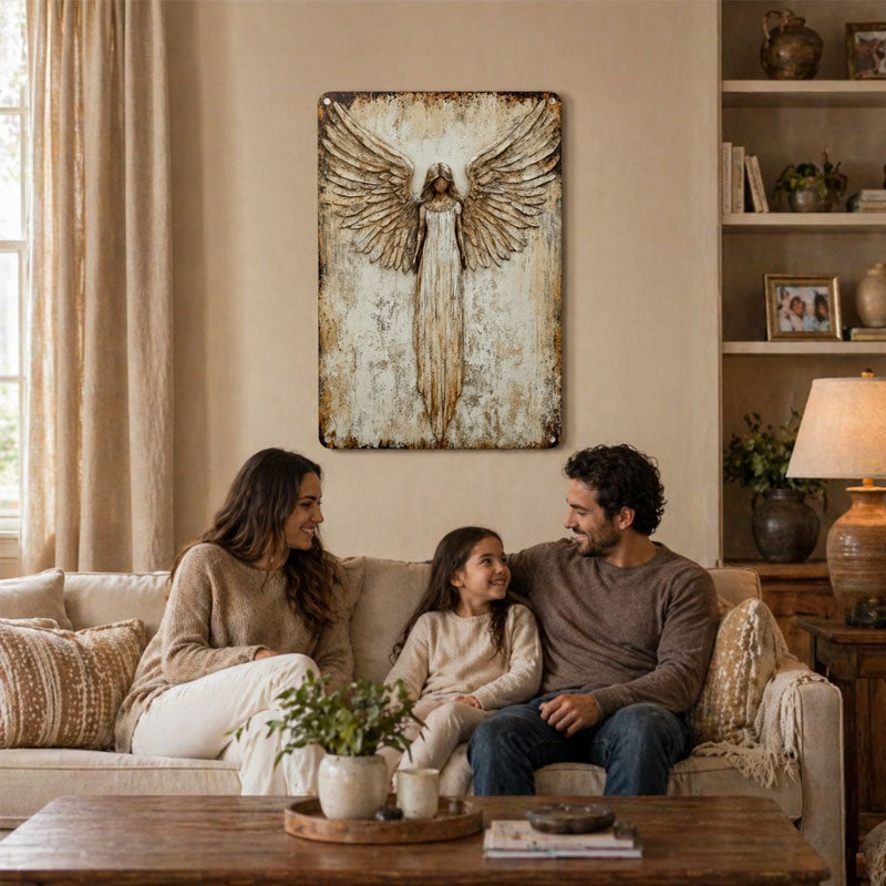 Guardian Angel Vintage Wall Art