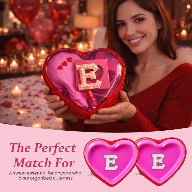 💖 The Sweetheart Case: Letter Zipper Gift Pouch