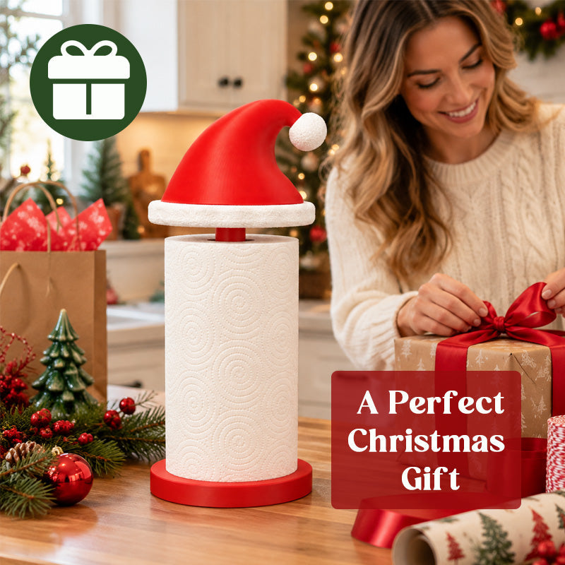 Santa Hat Kitchen Paper Towel Holder