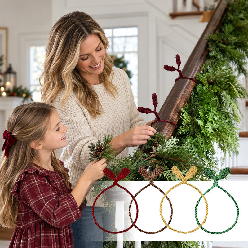 Christmas Wreath Fastening Ties