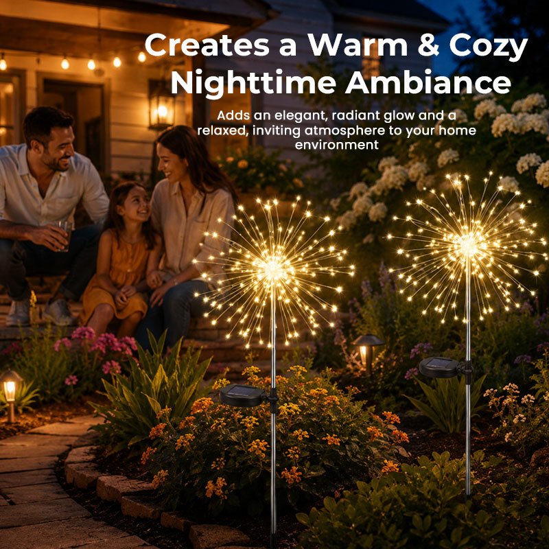 Outdoor Solar Fireworks Lights
