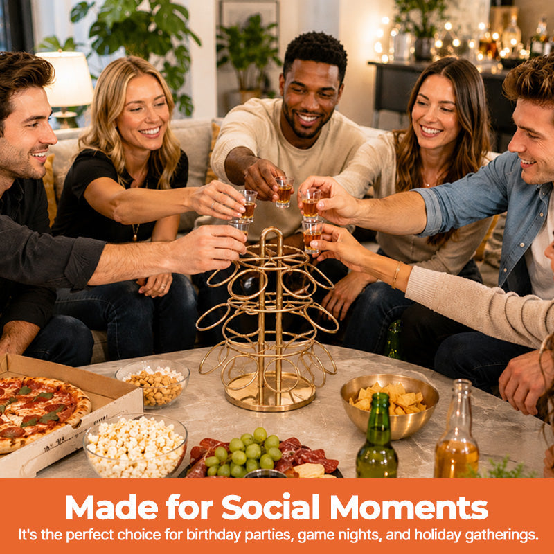 🥃 Rotating Party Shot Glass Holder