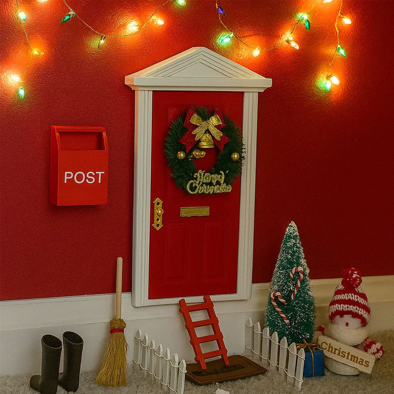 🎅 The Magic Elf Door Christmas Scene Kit