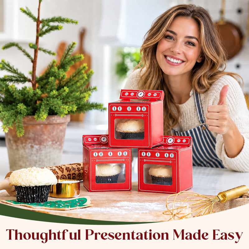 Christmas Oven-Shaped Dessert Box