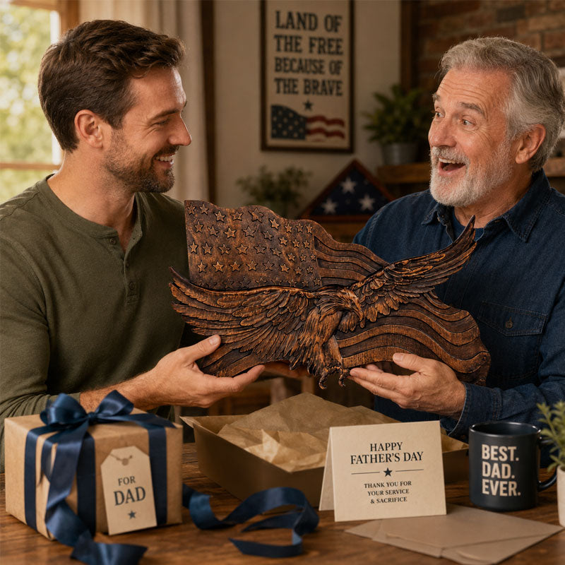 🦅🇺🇸 American Eagle & Flag Wall Décor – 250th Anniversary Patriotic Display