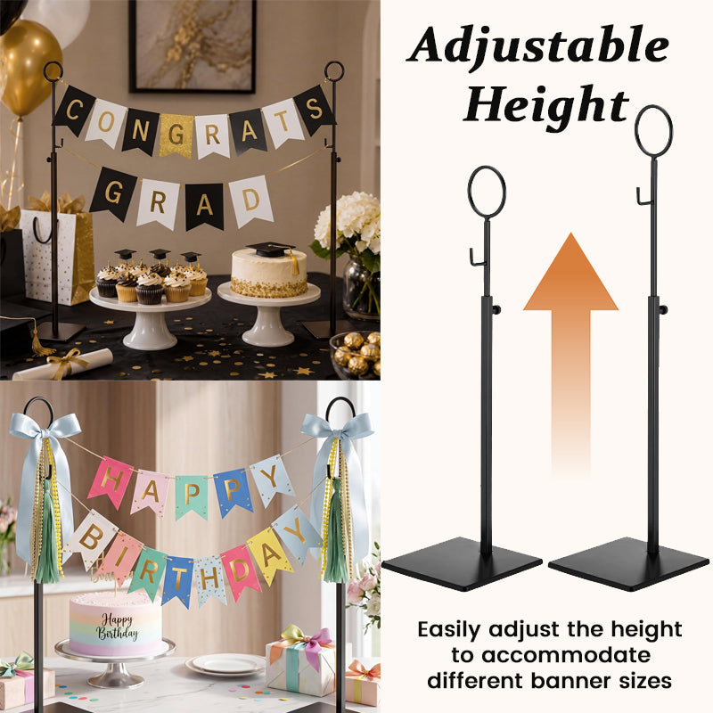 🎉 Adjustable Banner Stand