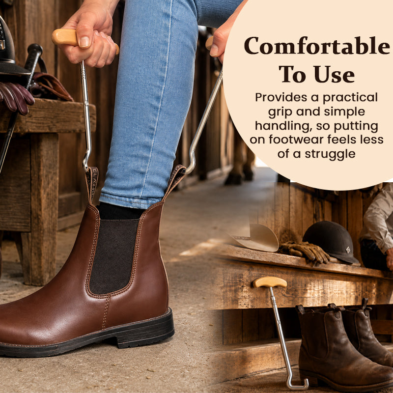 👞 Horse-Shaped Shoe Horn Hook for Easy Wear