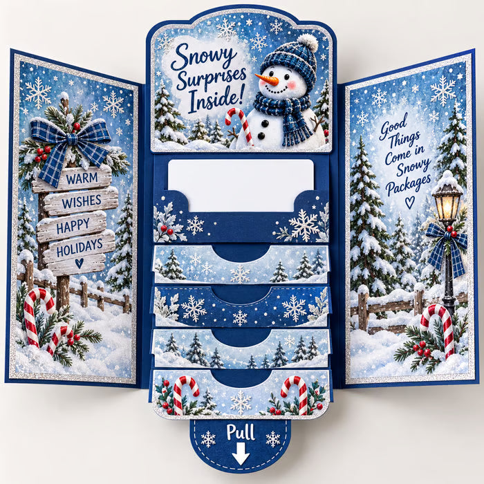 ⏰LAST DAY 49% OFF - 2026 New🎅🎁 Waterfall Christmas Gift Card Booklet 💳✨