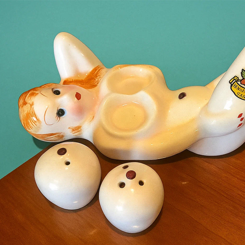 Vintage Women's Salt and Pepper Shaker