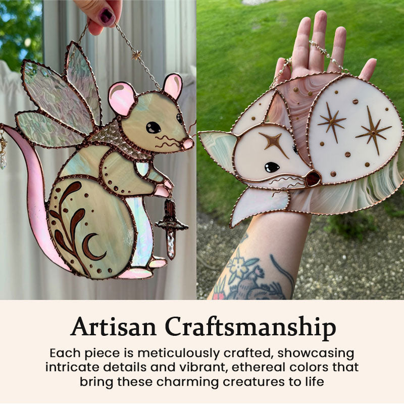 Enchanted Fairy Mouse & Friend Suncatcher