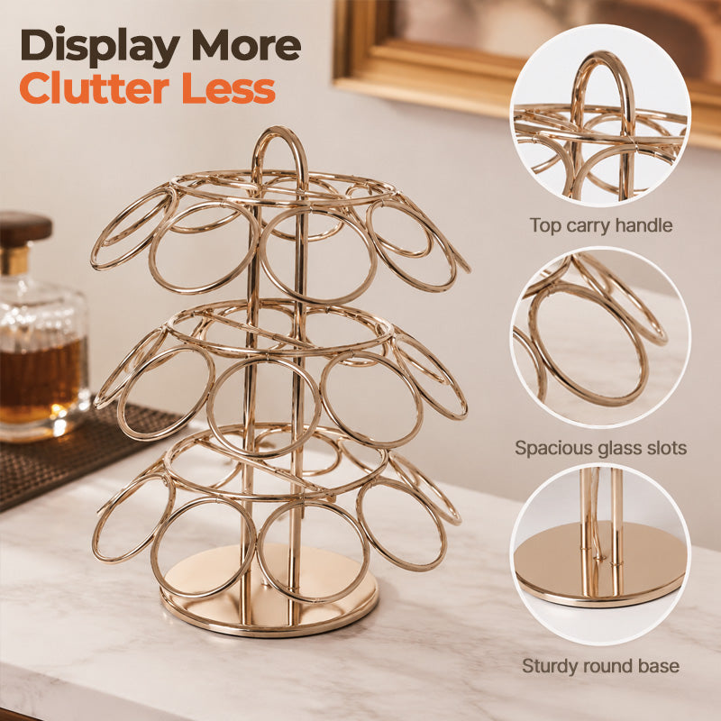 🥃 Rotating Party Shot Glass Holder