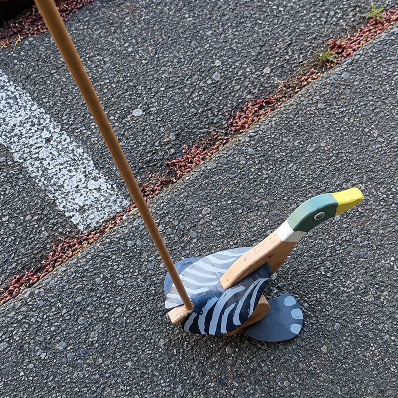 🦆 Walking Mallard Duck Toy on a Stick