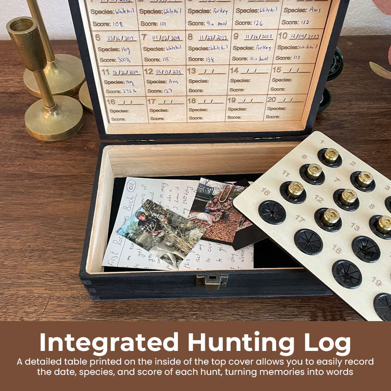 The Hunter’s Legacy Memory Box 🦌 — Preserve Every Shot and Every Story