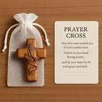 Load image into Gallery viewer, 💕✝️Wooden Prayer Cross Pocket Card💯🪵Hand-carved 3D Gift for Your Loved Ones!
