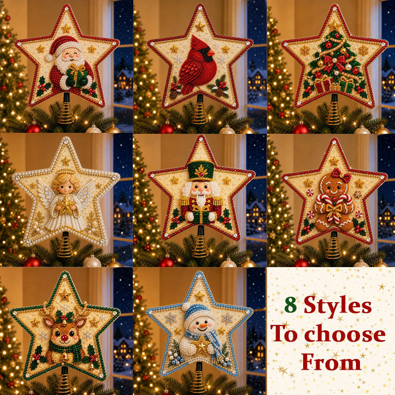 DIY Festive Christmas Tree Topper